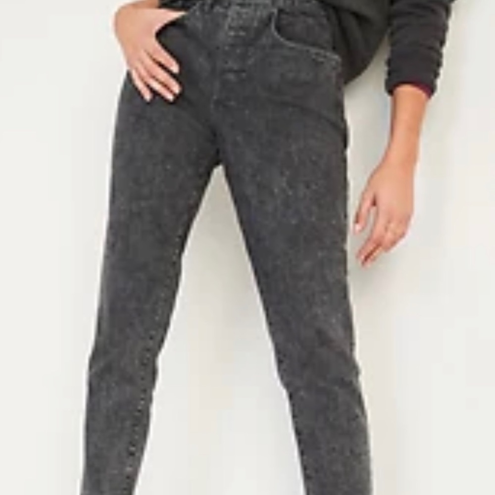 Higher High-Waisted Button-Fly O.G. Straight Black-Wash Jeans for Women 16 new